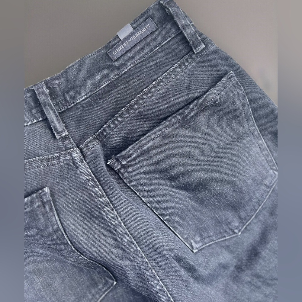 Citizens of Humanity Olivia high rise slim ankle Jean in black size 25 - Picture 7 of 9